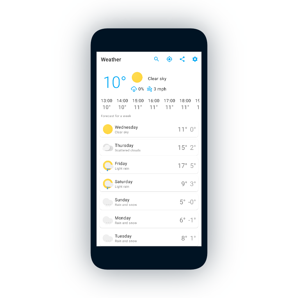 Weather Tomorrow App